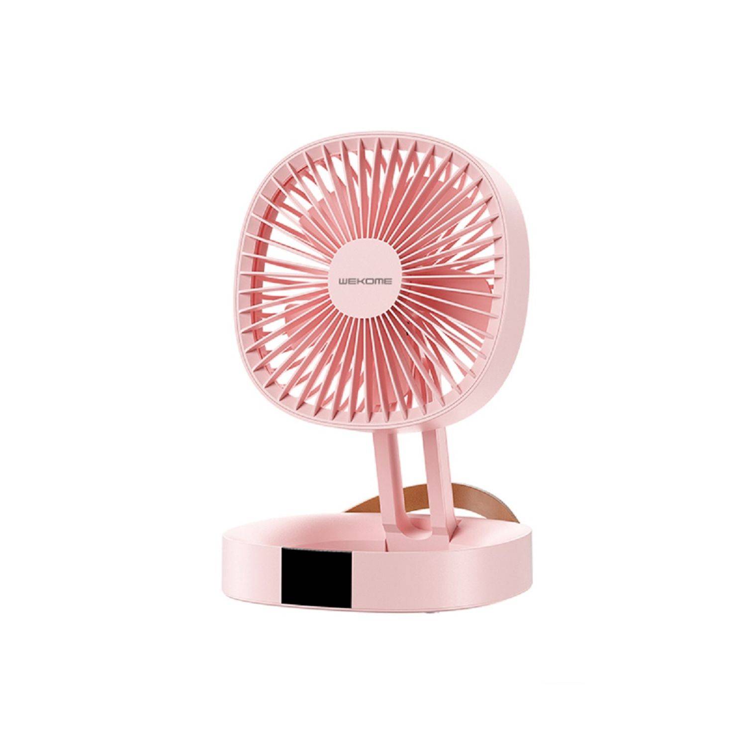 Kabelloser WT-F23 Tischventilator tragbarer Handventilator 2000mAh Pink