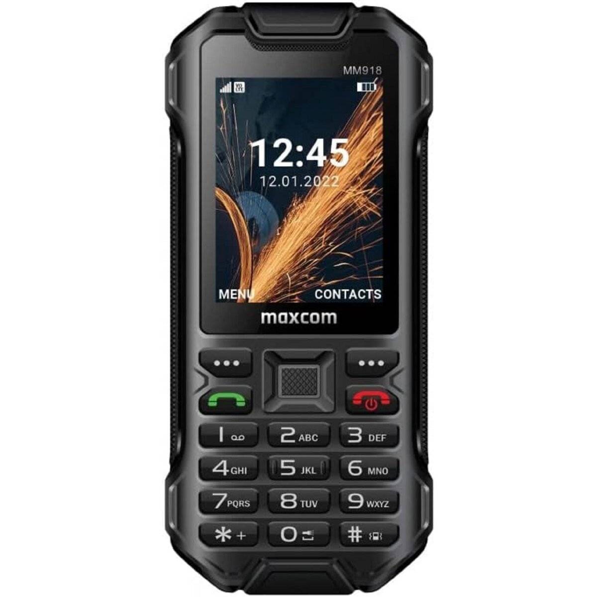 Maxcom Strong MM918 4G Robustes Dual-SIM-Handy mit 2,4 Zoll Display und 4G-Konnektivität