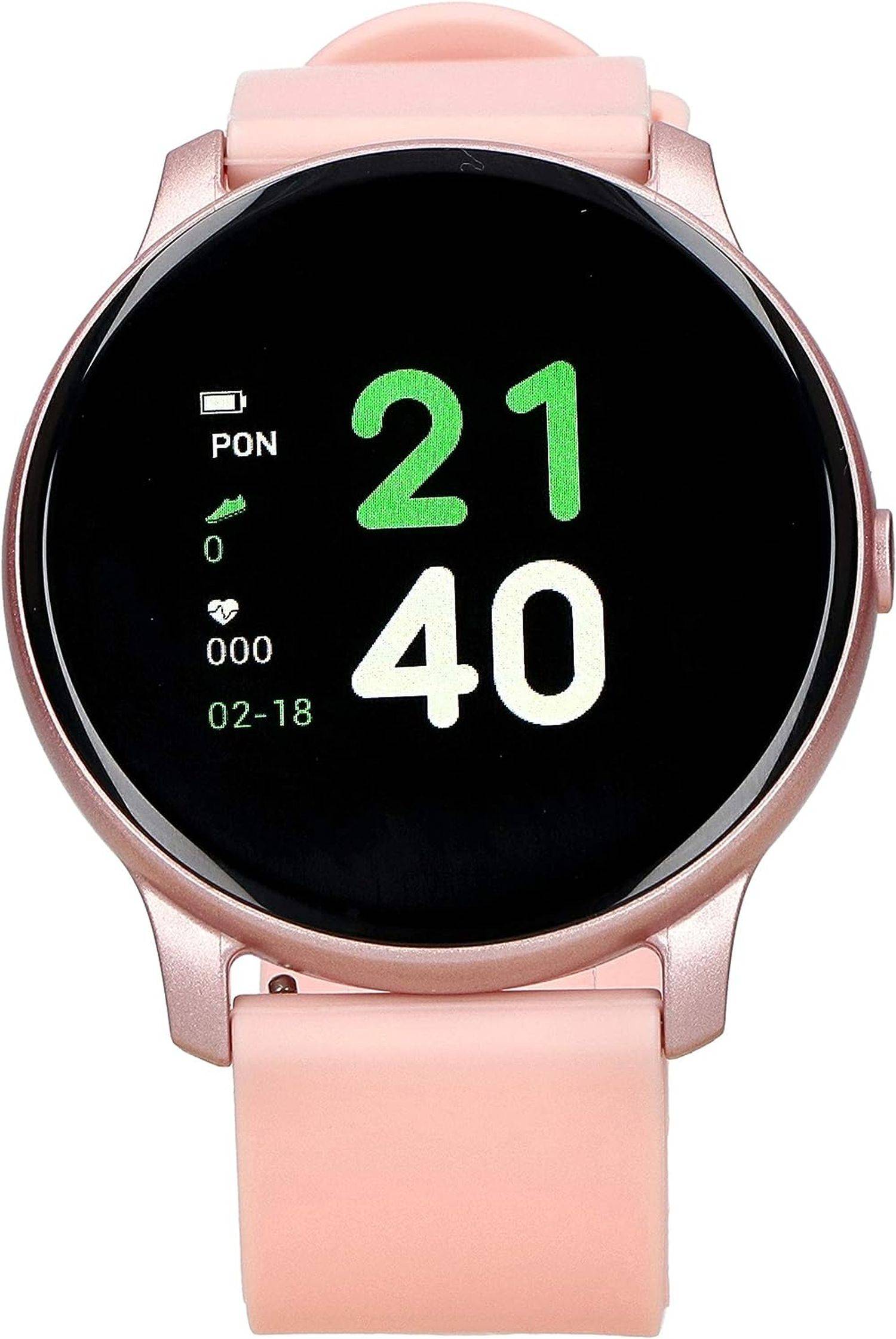 Maxcom Smartwatch Fit FW32 Neon Schlafüberwachung, Cardio, wasserdicht rosa