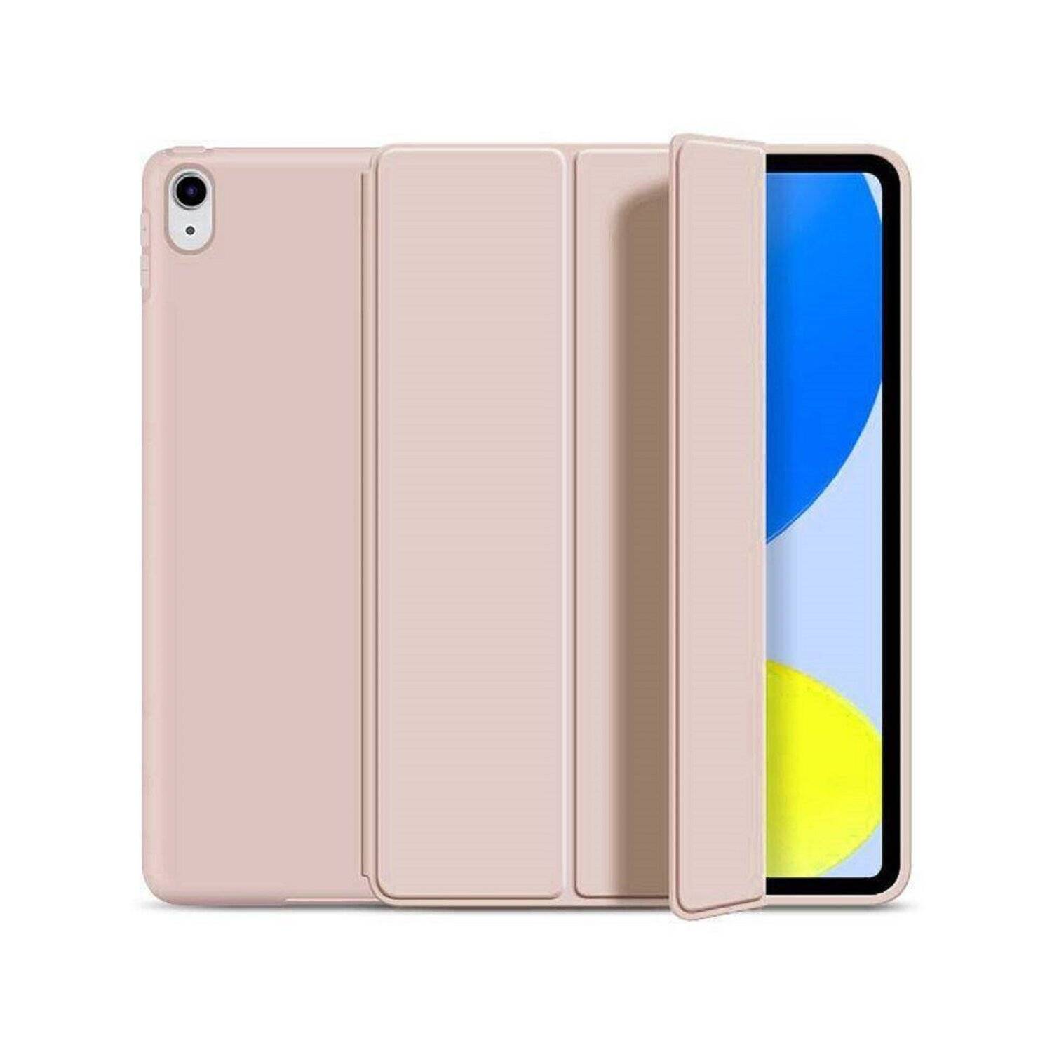 Tablethülle Tech-Protect Case SmartCase Tablettasche Soft Case Schutzhülle kompatibel mit iPad 10.9 2022 Pink