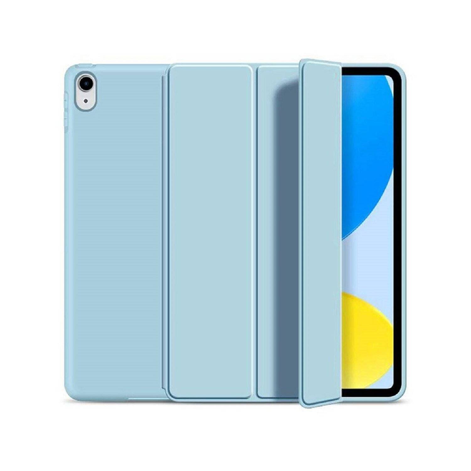 Tablethülle Tech-Protect Case SmartCase Tablettasche Soft Case Schutzhülle kompatibel mit iPad 10.9 2022 Himmelblau