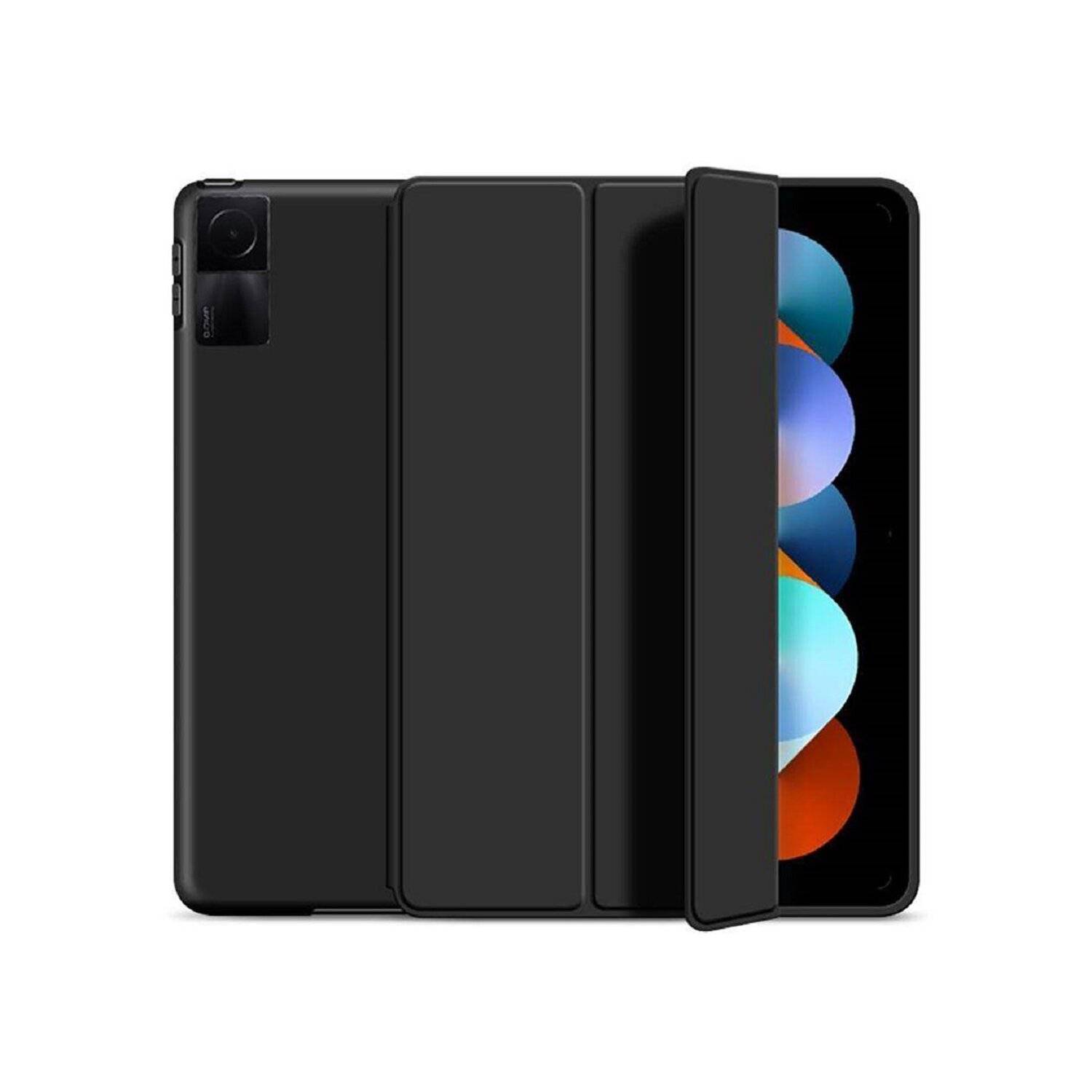 Tablethülle Tech-Protect Case SmartCase Tablettasche Soft Case Schutzhülle kompatibel mit Xiaomi Redmi Pad 10.6 Schwarz