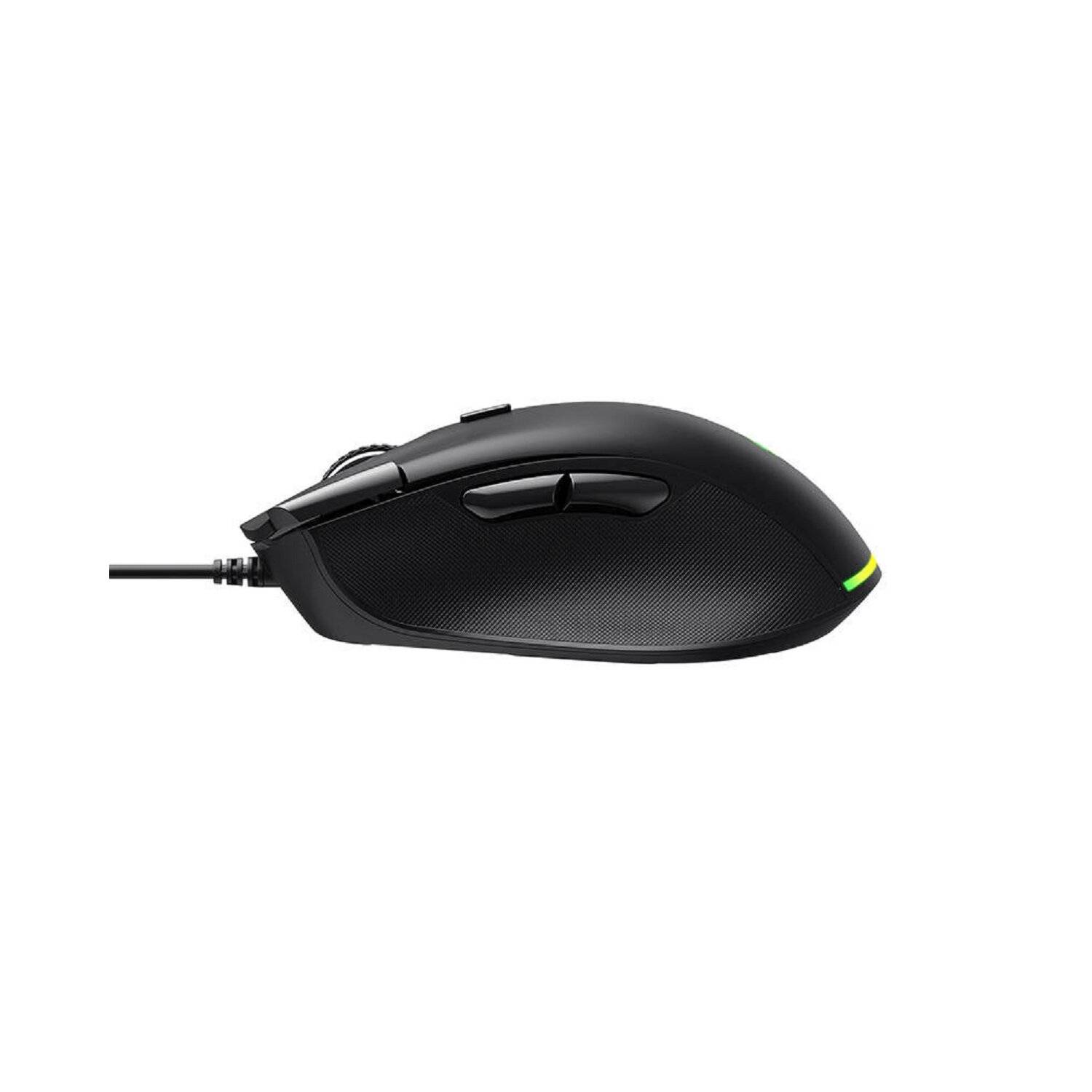Havit MS957 kabelgebundene Gaming-Maus RGB-Hintergrundbeleuchtung 1000-7200 DPI USB PC-Maus Schwarz