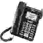 Maxcom Comfort MM28D 2G schnurgebundenes Dualband-Mobil-GSM-Business-Schreibtischtelefon – Schwarz/Silber