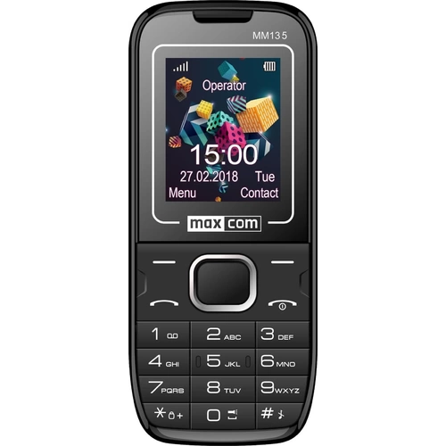 MaxCom MM135 Handy 4,5 cm (1.77 Zoll) 60 g Schwarz, Blau MaxCom MM135 Handy 4,5 cm (1.77 Zoll) 60 g Schwarz, Blau