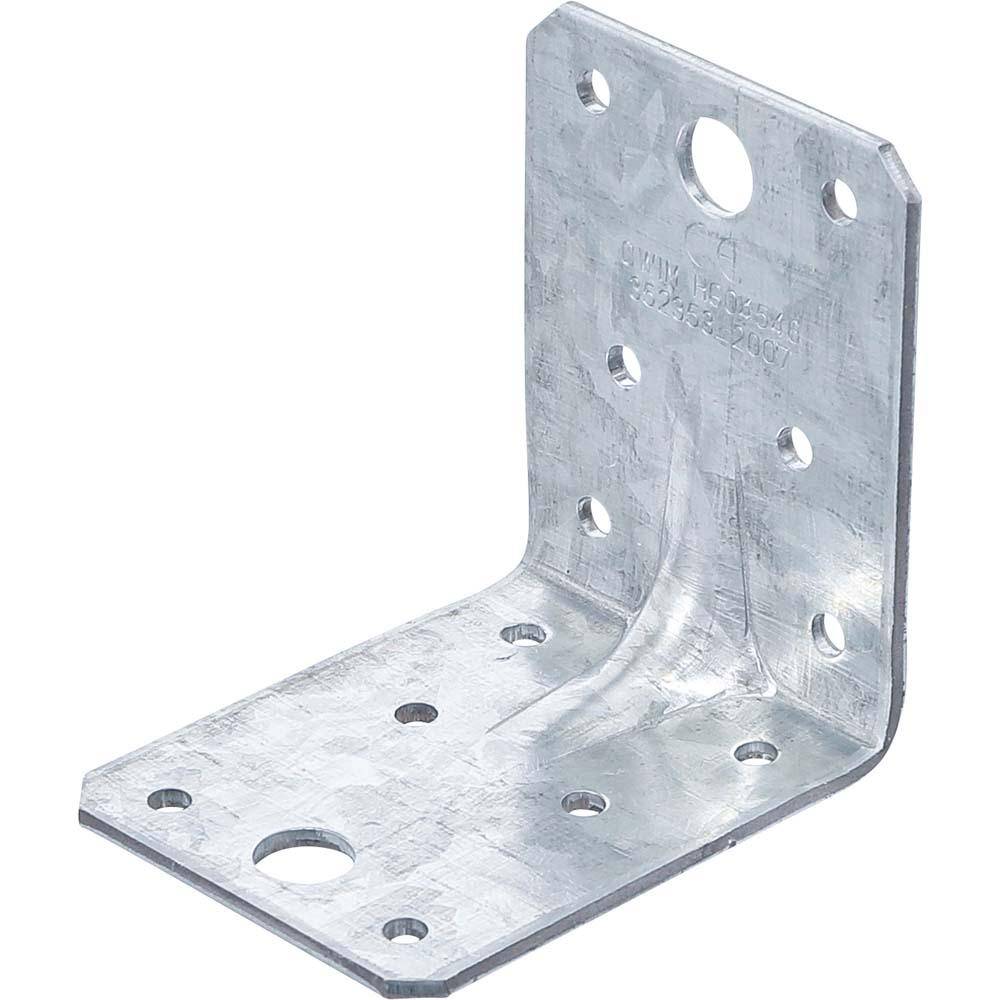 Winkelverbinder - mit Sicke - Maße 70 x 70 x 55 x 2,5 mm - Inhalt 25 Stück