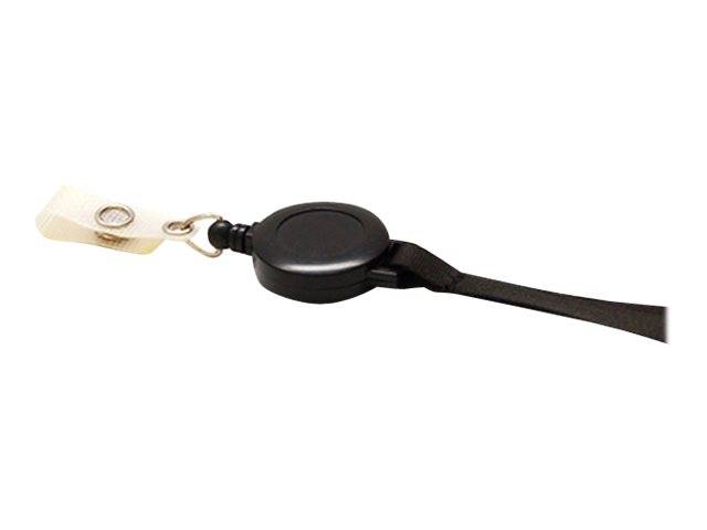 Evolis - Namensschildband mit Rolle - Schwarz (Packung mit 100)