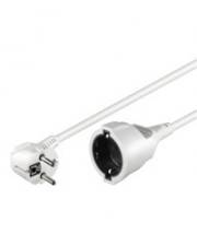 Goobay NK 117 W-500 Weiß 5m Stromkabel Netzverlängerungskabel Weiss