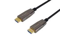 equip - Ultra High Speed - HDMI-Kabel mit Ethernet - HDMI männlich zu HDMI männlich - 30 m - Schwarz - Active Optical Ca