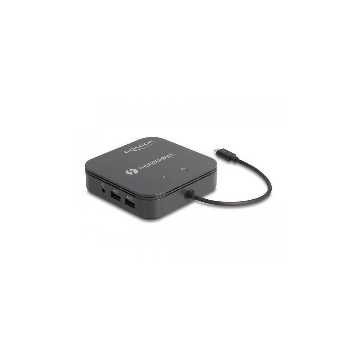 87789 - Thunderbolt 3 Mini Dockingstation 8K - DisplayPort / HDMI / USB / LAN /