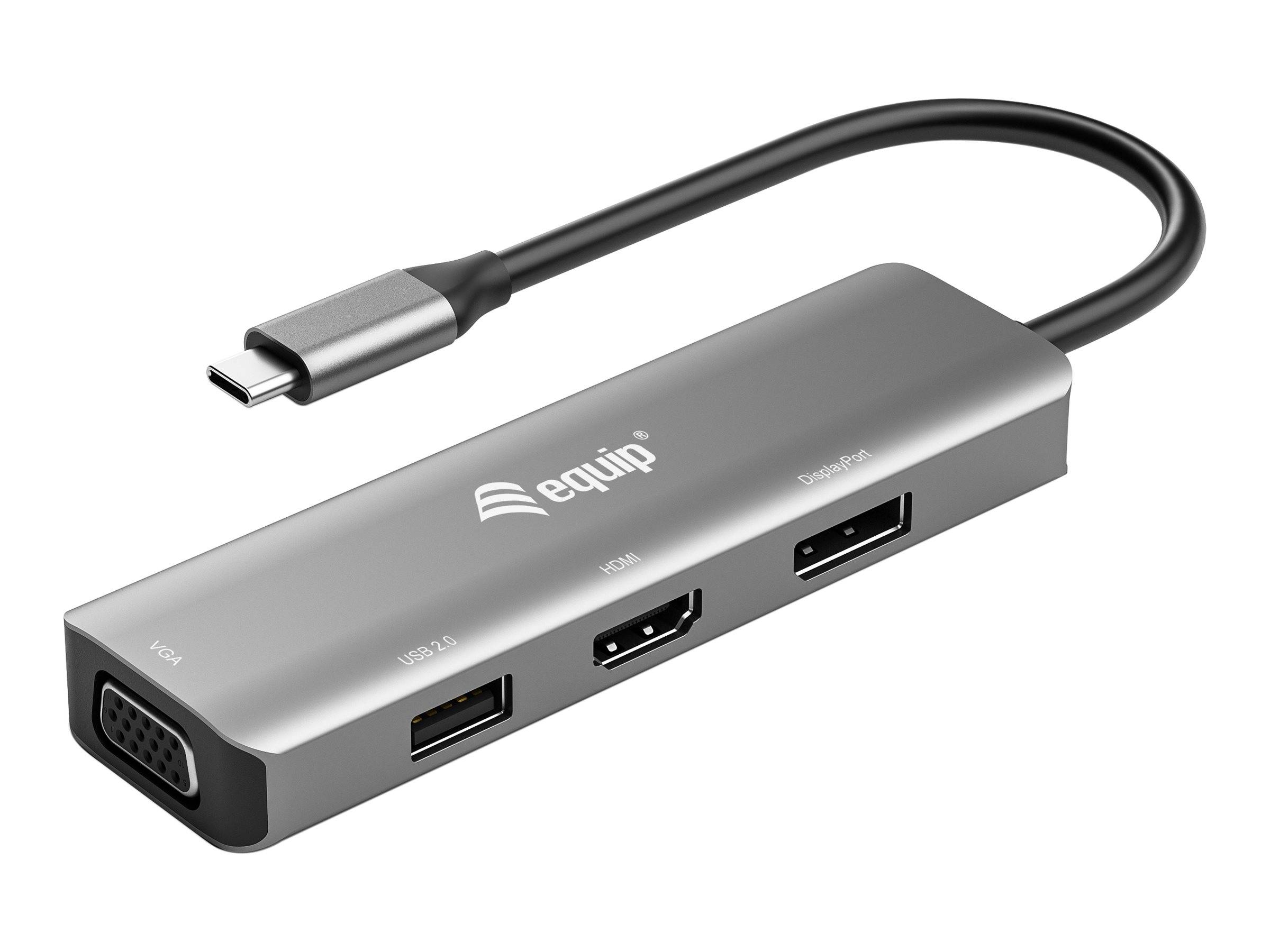 equip - Videoadapter - 24 pin USB-C männlich zu USB, HD-15 (VGA)