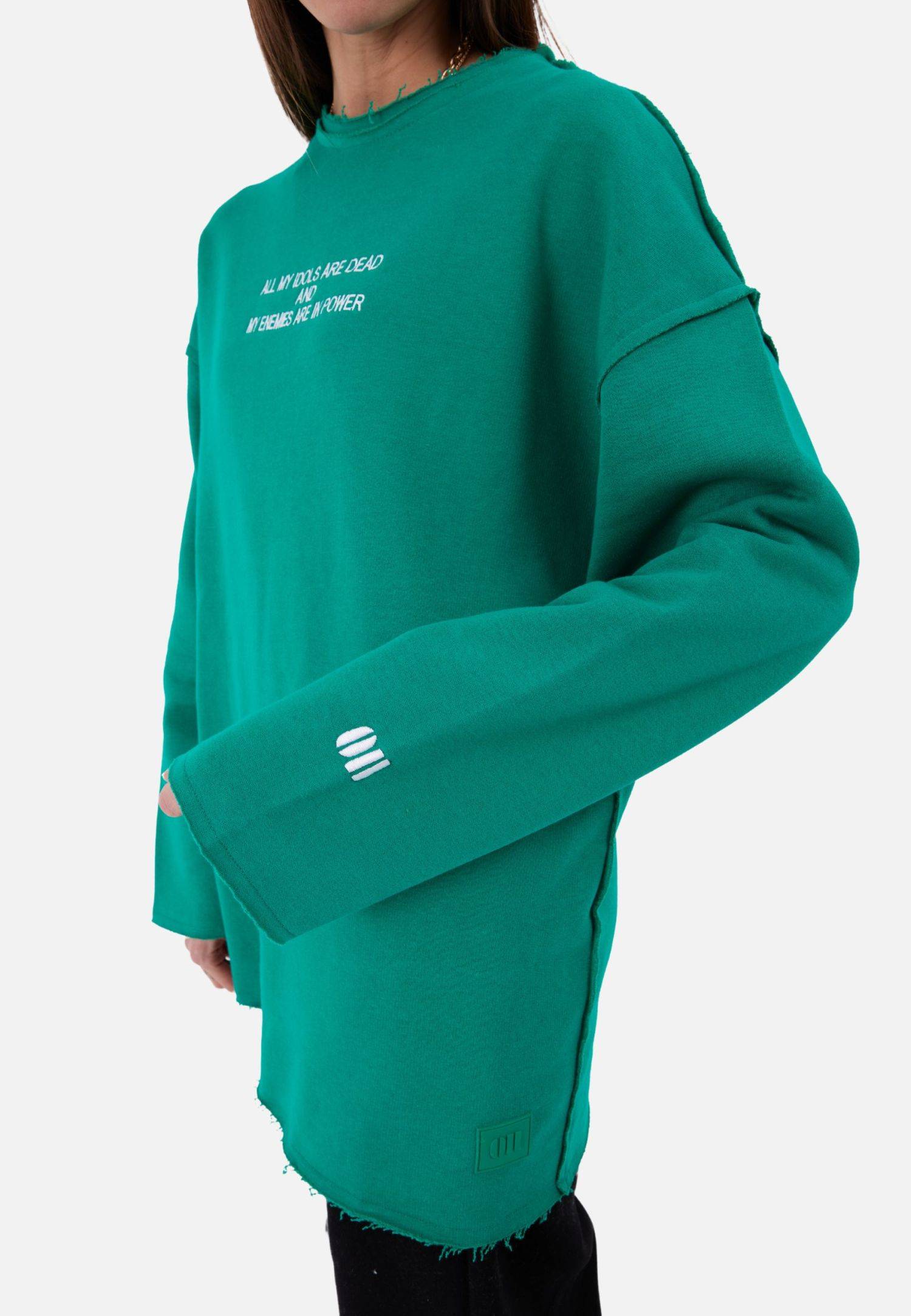 Oversize Sweatshirt Unisex XL Grün