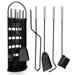 Kaminbesteck modern 5 teilig Kaminzubehör Kaminbesteck modern 5 teilig Kaminzubehör