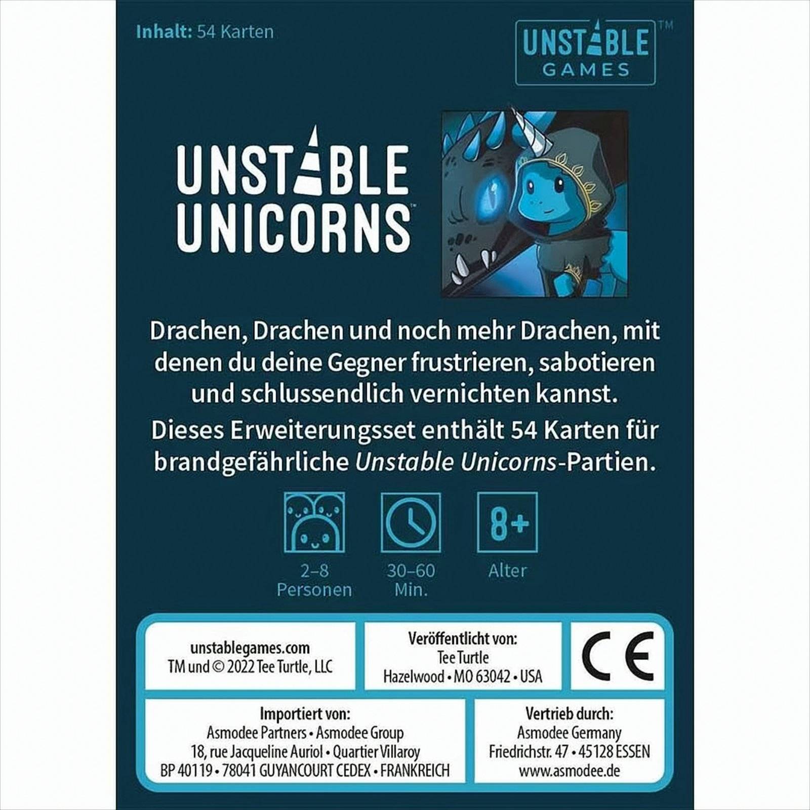 Unstable Games - Drachen Erweiterungsset Neu & OVP