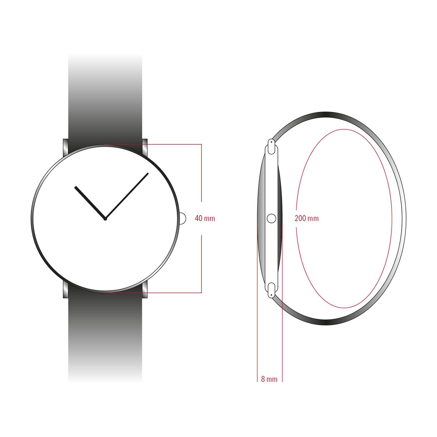 Dugena Herrenuhr Hamburg, Quarzwerk, Edelstahl, Saphirglas, Drückerfaltschließe