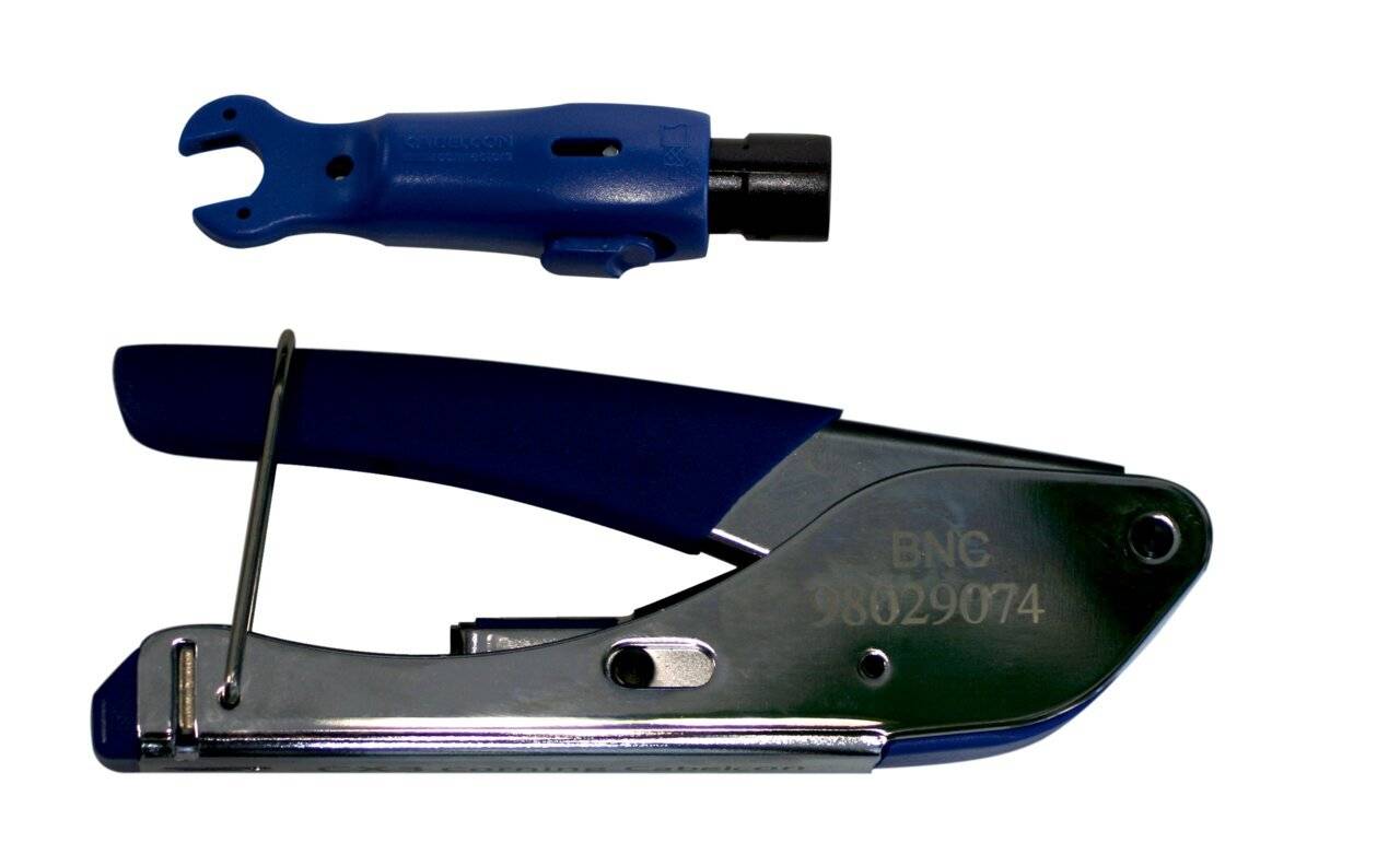 BNC-HD-CCTV-KIT BURG GARD, Starterset - Spezial Krimpwerkzeug für BNC-HD-CCTV Stecker.