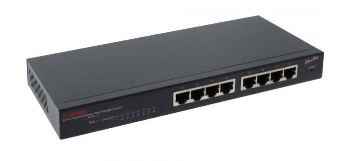 SANSWITCH-G8408 BURG GARD, Der SANSWITCH-G8408 stellt eine optimale Basis für kleine und mittlere Netzwerke mit hohem N
