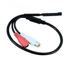 BW-AP-CAP401 BURG GARD, Das aktive, kapazitive Mikrofon ermöglicht die Audioaufnahme in einem Umfeld von ca. 30m³. Die