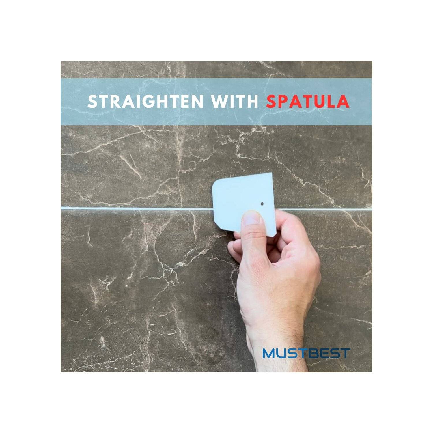 Schnell trocknendes Fliesenmörtelreparatur Füllungen | 380 ml, Weiß