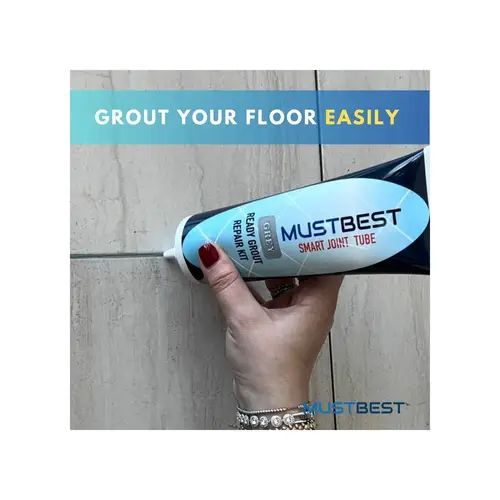 Schnell trocknendes Fliesenmörtelreparatur Füllungen | 380 ml, Grau Schnell trocknendes Fliesenmörtelreparatur Füllungen | 380 ml, Grau