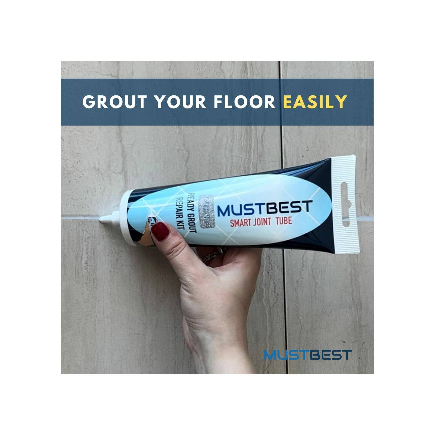 Schnell trocknendes Fliesenmörtelreparatur Füllungen | 250 ml, Silber