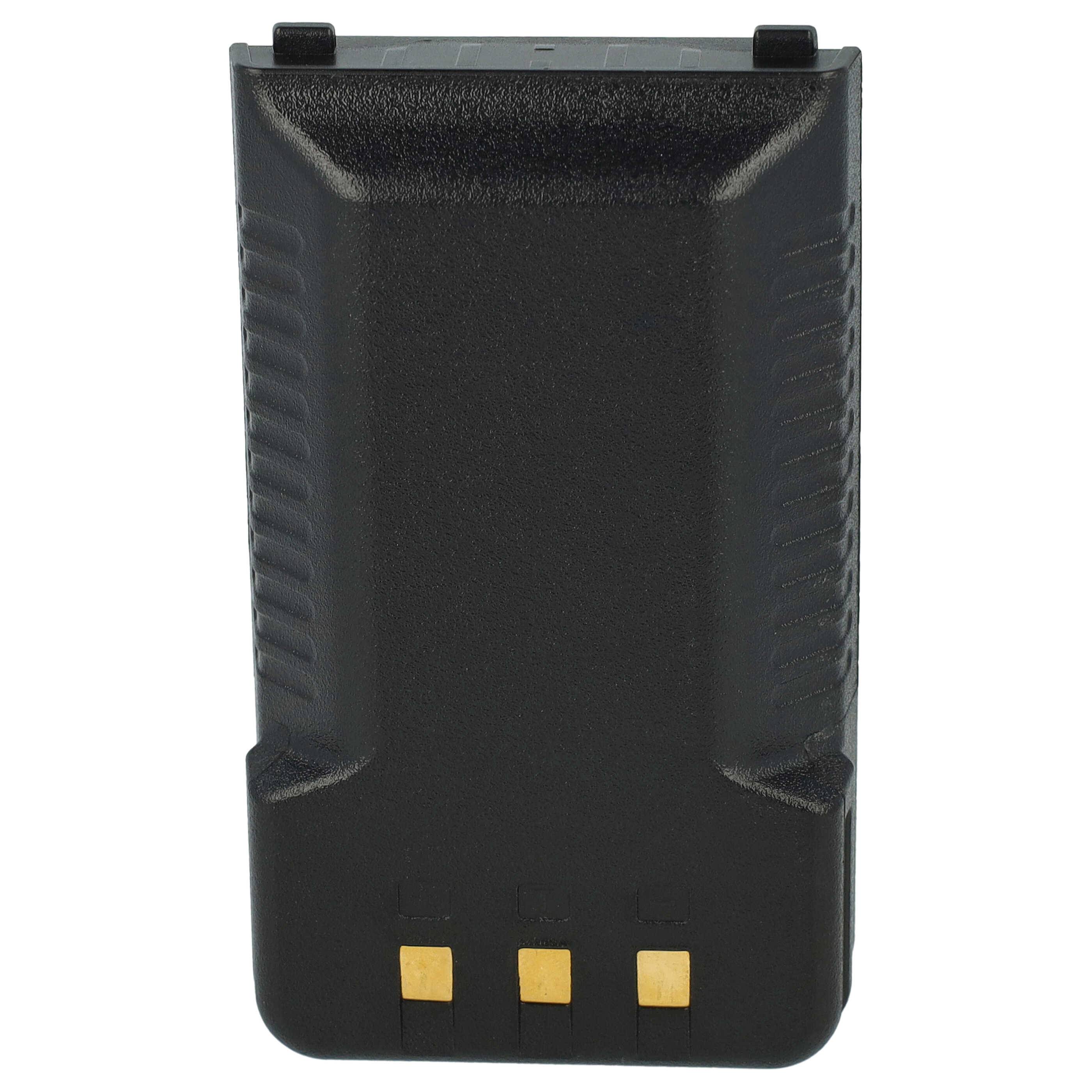 vhbw Akku kompatibel mit Yaesu FTA-250L, FT-25E, FT-65E Funkgerät, Walkie Talkie (2600 mAh, 7,4 V, Li-Ion)
