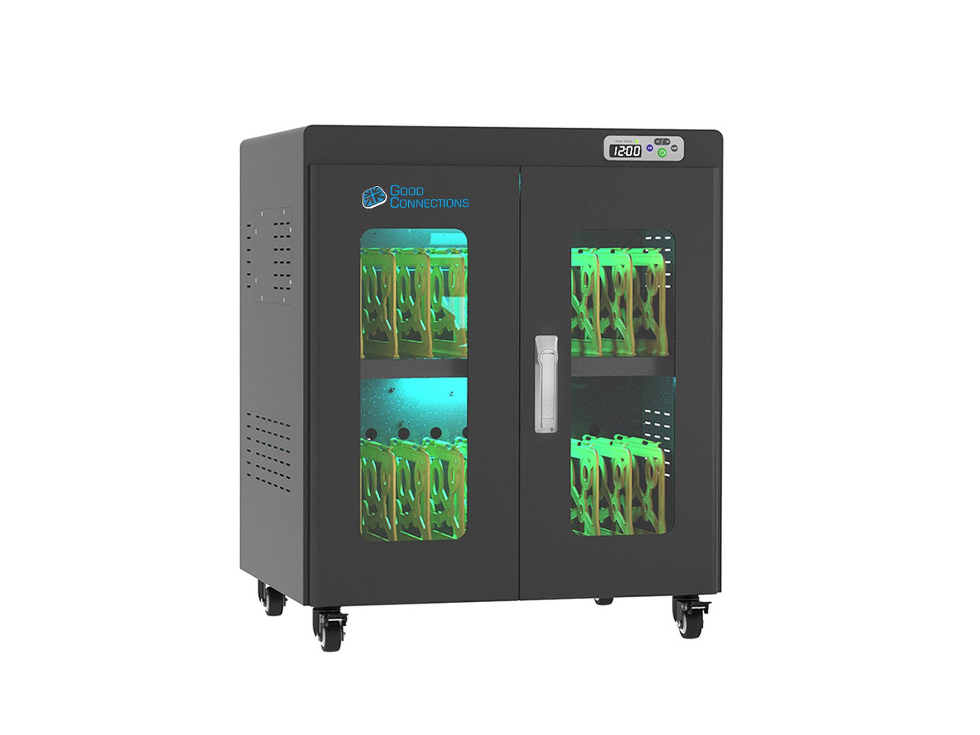 ANTARES N30E Notebook-Ladewagen bis 15,6", UV-C Desinfektion, Einschaltverzögerung, schwarz