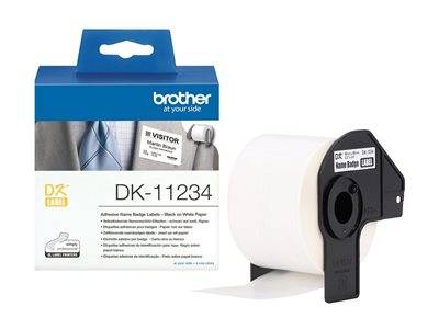 BROTHER name badge labels Drucken, Scannen & Verbrauchsmaterial Verbrauchsmaterialien - Laserprint &