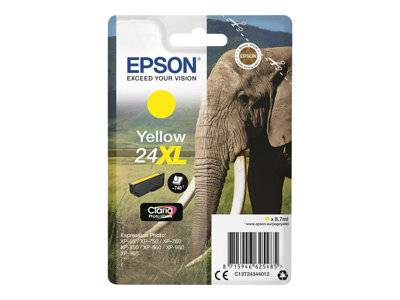EPSON 3LB ink Singlepack Yellow 24XL Drucken, Scannen & Verbrauchsmaterial Verbrauchsmaterialien - &
