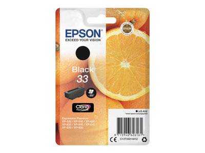 EPSON 4LB Singlepack Black 33 Claria Drucken, Scannen & Verbrauchsmaterial Verbrauchsmaterialien - &
