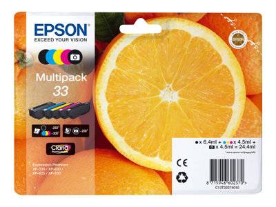 EPSON 4LB Multipack 5-colours 33 Drucken, Scannen & Verbrauchsmaterial Verbrauchsmaterialien - Tinte