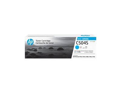 Tonerkassette C504S' Verpackung mit HP- und Samsung-Logos.