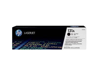 Tonerkassette für HP LaserJet 131A, schwarze Tinte, Modell CF210A.