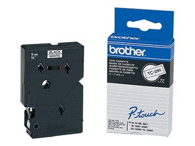 BROTHER TC291 Schriftbandkassette 9mm Drucken, Scannen & Verbrauchsmaterial Verbrauchsmaterialien