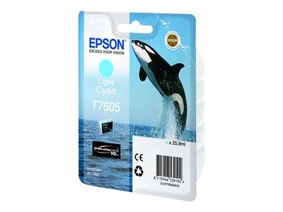 EPSON Tinte T7605 Light Cyan Drucken, Scannen & Verbrauchsmaterial Verbrauchsmaterialien - Tinten &