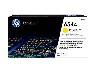 HP 654A Yellow Toner Drucken, Scannen & Verbrauchsmaterial Verbrauchsmaterialien - Laserprint