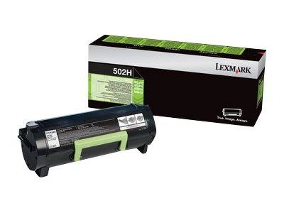 Lexmark 502H Hochleistungs-Tonerkassette mit Verpackung; geeignet für Laserdrucker, verspricht hochwertige und ergiebige Druckergebnisse.
