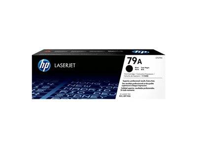 HP LaserJet 79A Tonerkartusche mit Modellnummer 'CF279A', geeignet für LaserJet Pro-Serie, betont hochwertigen Druck.