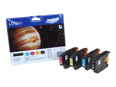 BROTHER Pack von 4 Cartridges Drucken, Scannen & Verbrauchsmaterial Verbrauchsmaterialien - Tinte &