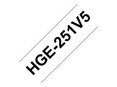BROTHER 5x HG251 tape cassette 24mmx8m Drucken, Scannen & Verbrauchsmaterial Verbrauchsmaterialien