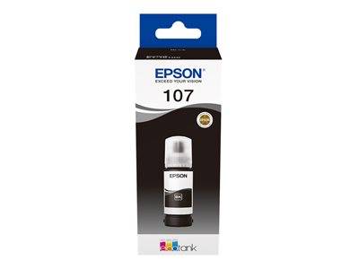 EPSON 1LB 107 EcoTank Black Ink Bottle Drucken, Scannen & Verbrauchsmaterial Verbrauchsmaterialien -