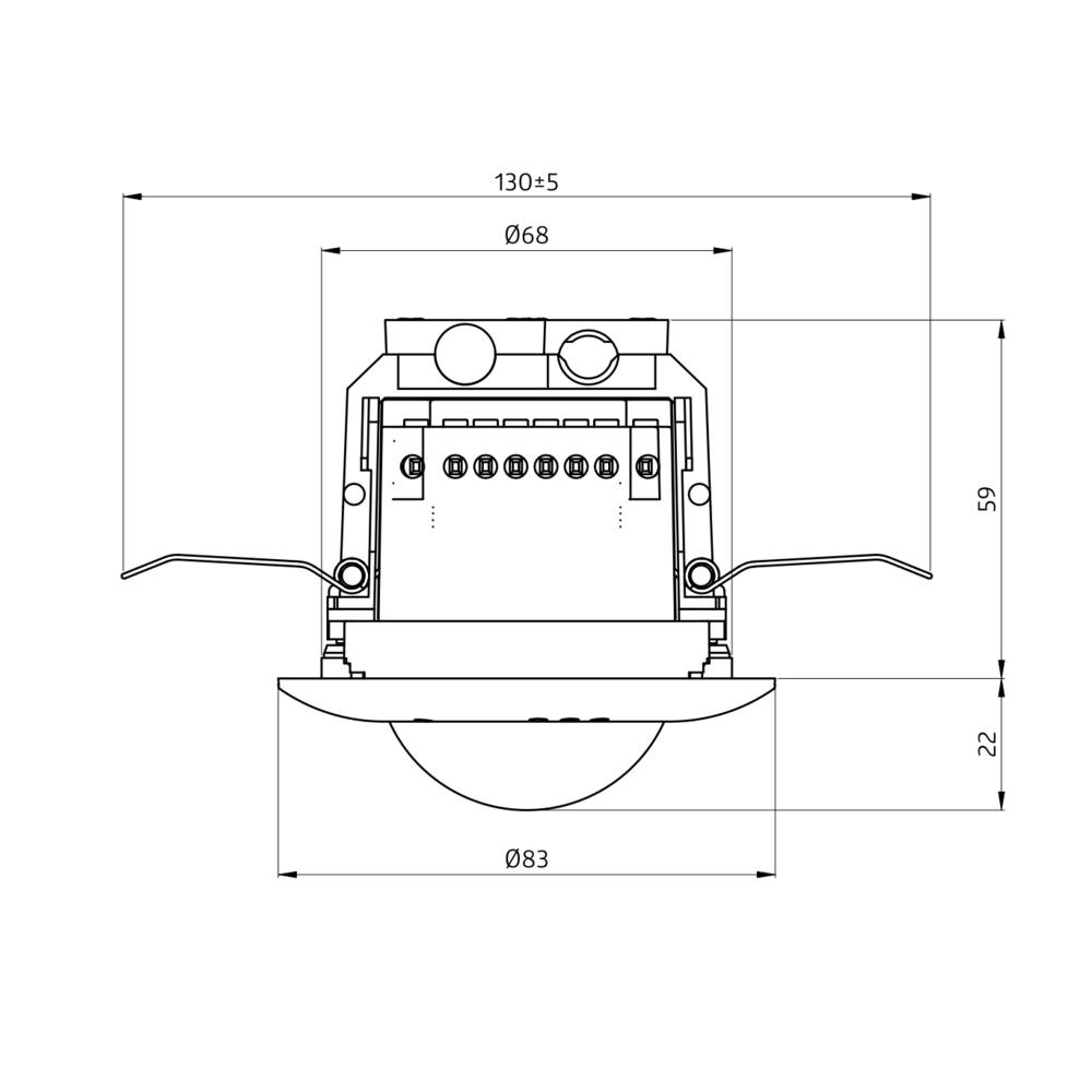 BEG Brück Electronic Präsenzmelder PD2N-M-DACO1C DALI-2