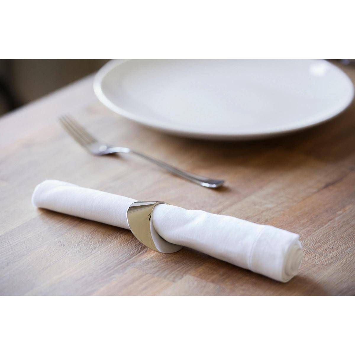 193180 - SWIRL Serviettenringe 4 Stk.