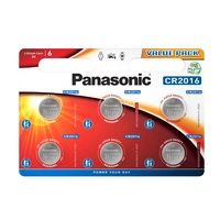 Panasonic Knopfzelle Lithium 3V CR2016 | DL2016 | BR2016 | LM2016 6er-Pack Panasonic Knopfzelle Lithium 3V CR2016 | DL2016 | BR2016 | LM2016 6er-Pack