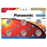Panasonic Knopfzelle Lithium 3V CR2016 | DL2016 | BR2016 | LM2016 6er-Pack Panasonic Knopfzelle Lithium 3V CR2016 | DL2016 | BR2016 | LM2016 6er-Pack