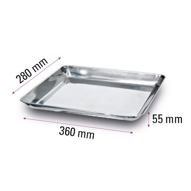 Edelstahl-Warenschale, Tara-Schale z.B. für Modelle CAS ED-H, PR-II, SW-II geeignet für das Wiegen von loser Ware