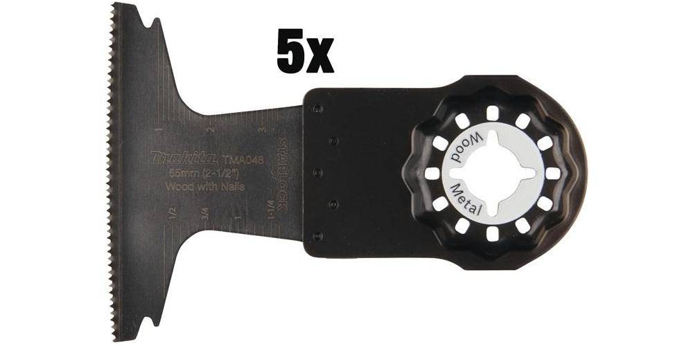 makita Tauchsgeblatt B-64820-5 B.65mm L.40mm BIM 14Zhne/Zoll,