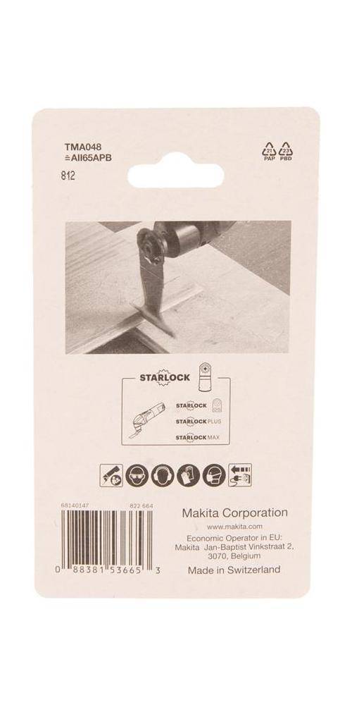 makita Tauchsgeblatt B-64820-5 B.65mm L.40mm BIM 14Zhne/Zoll,