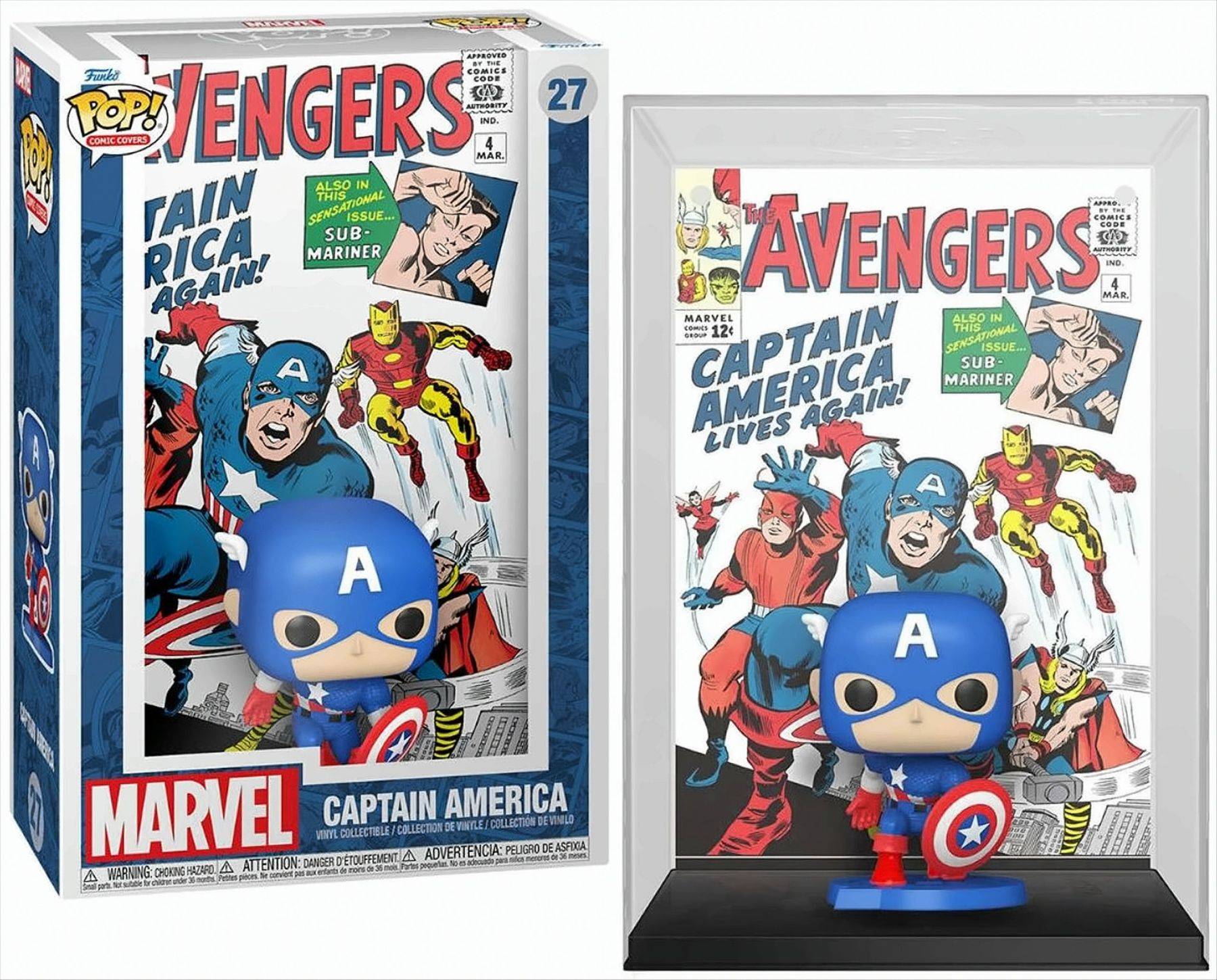 POP - Comic Cover - The Avengers - Captain America Neu & OVP