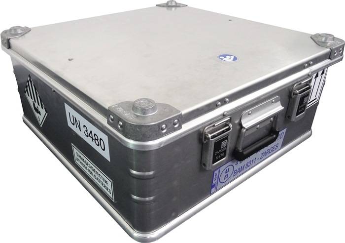Aluminiumbehälter K 470-AKKU SAFE L600xB600xH250mm 67l ZARGES